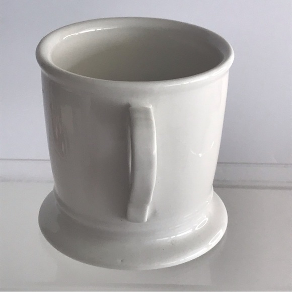 Anthropologie Initial "I" Monogram Classic Shaving Coffee Mug - Picture 2 of 12